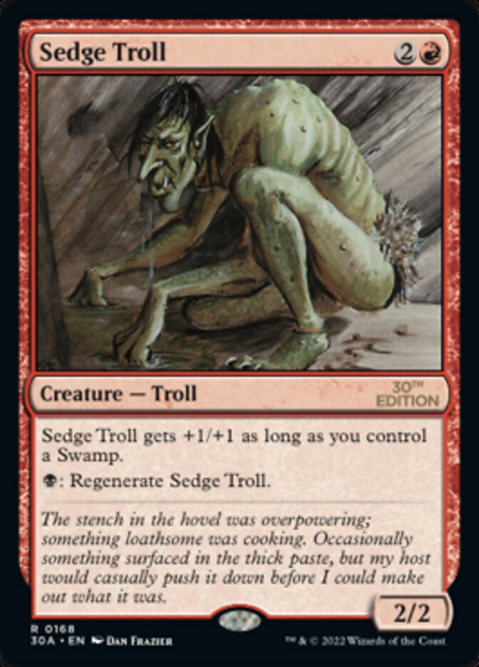 Sedge Troll [30th Anniversary Edition] - Magic: The Gathering - Card Brawlers | Quebec | Canada |