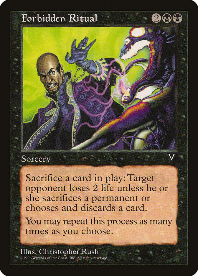 Forbidden Ritual [Visions] - Magic: The Gathering - Card Brawlers | Quebec | Canada |