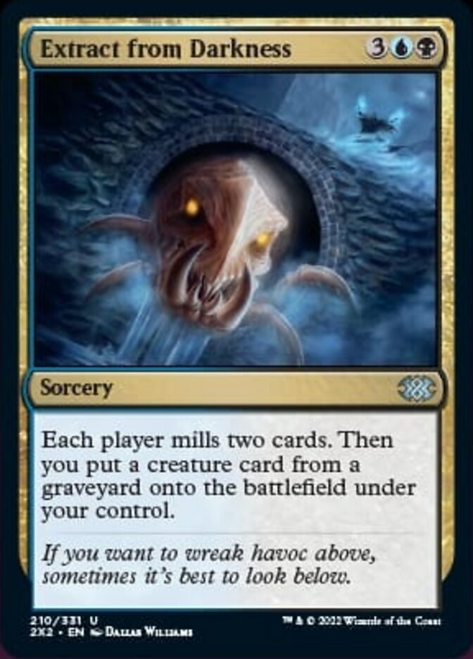 Extract from Darkness [Double Masters 2022] - Magic: The Gathering - Card Brawlers | Quebec | Canada |