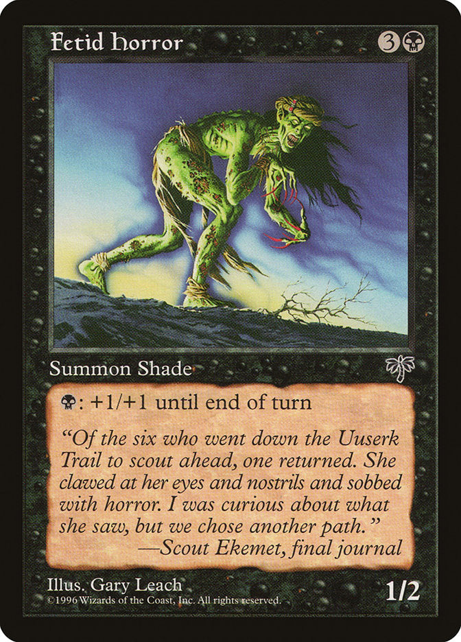 Fetid Horror [Mirage] - Magic: The Gathering - Card Brawlers | Quebec | Canada |