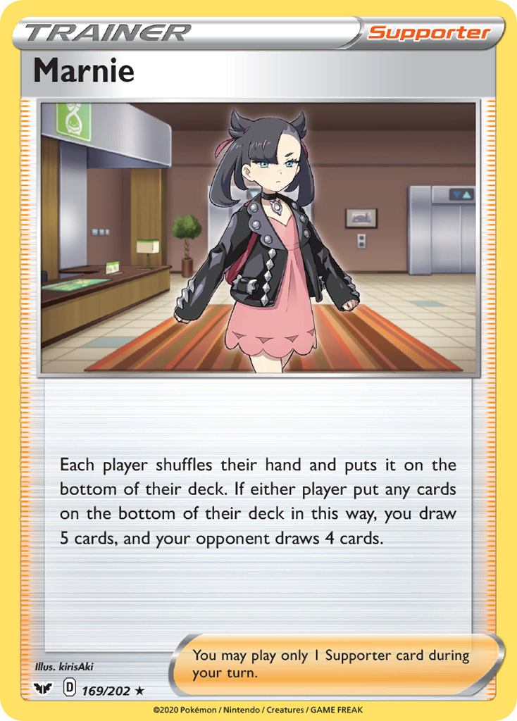 Marnie (169/202) [Sword & Shield: Base Set] - Pokémon - Card Brawlers | Quebec | Canada |