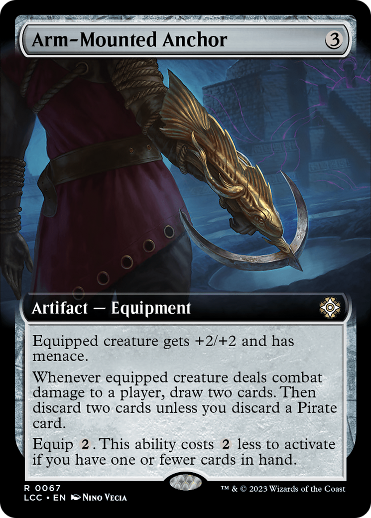 Arm-Mounted Anchor (Extended Art) [The Lost Caverns of Ixalan Commander] - Magic: The Gathering - Card Brawlers | Quebec | Canada |