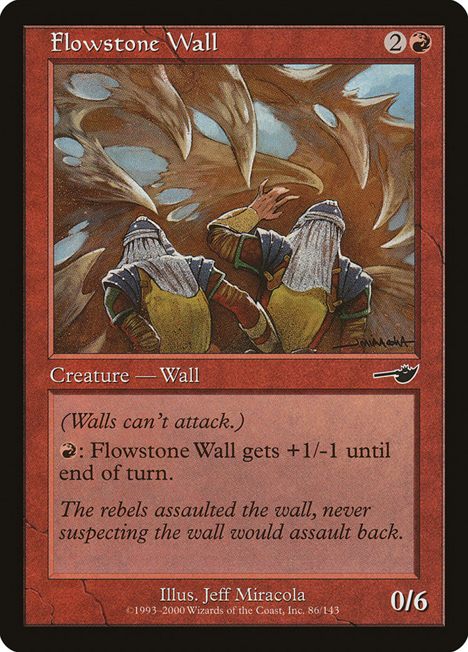 Flowstone Wall [Nemesis] - Magic: The Gathering - Card Brawlers | Quebec | Canada |