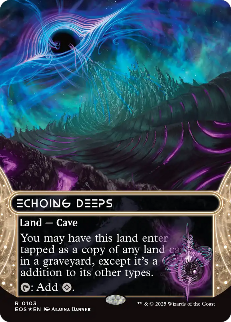 Echoing Deeps (0103) (Borderless) (Galaxy Foil) [Edge of Eternities: Stellar Sights] - Magic: The Gathering - Card Brawlers | Quebec | Canada |