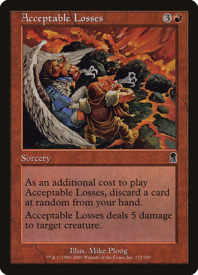 Acceptable Losses [Odyssey] - Magic: The Gathering - Card Brawlers | Quebec | Canada |