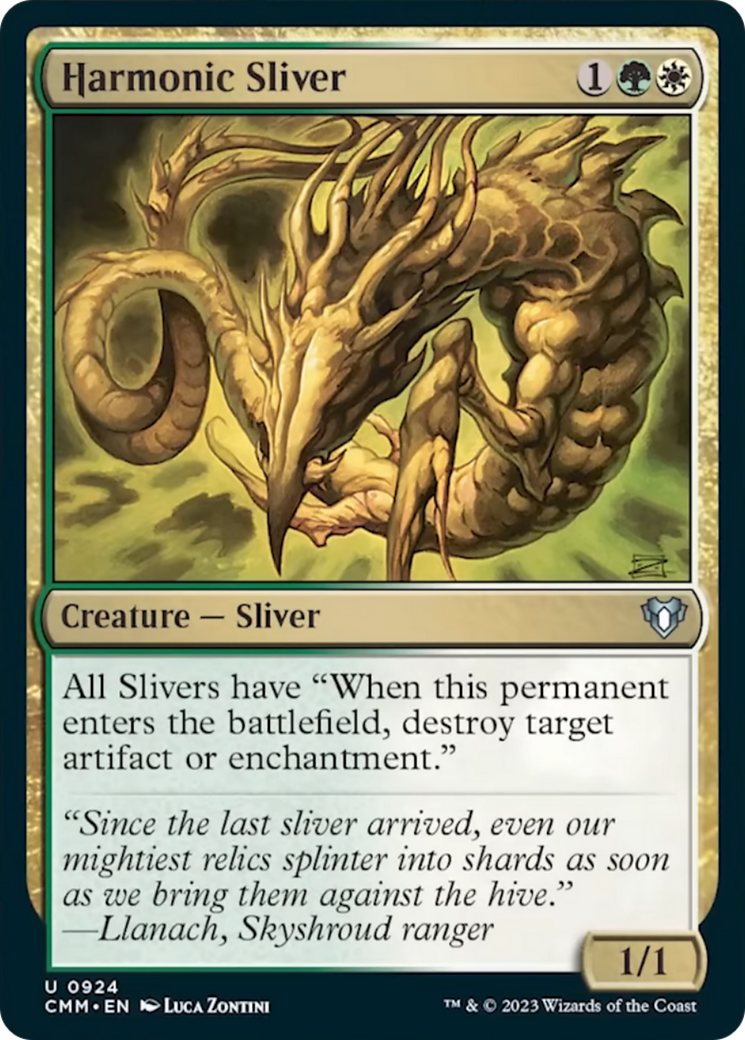 Harmonic Sliver [Commander Masters] - Magic: The Gathering - Card Brawlers | Quebec | Canada |