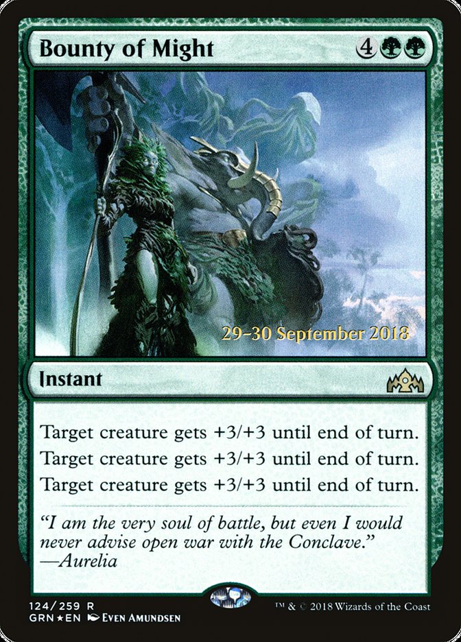 Bounty of Might [Guilds of Ravnica Prerelease Promos] - Magic: The Gathering - Card Brawlers | Quebec | Canada |