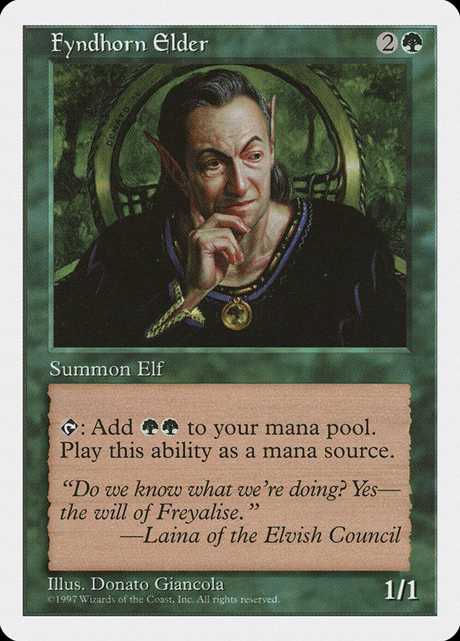Fyndhorn Elder [Fifth Edition] - Magic: The Gathering - Card Brawlers | Quebec | Canada |