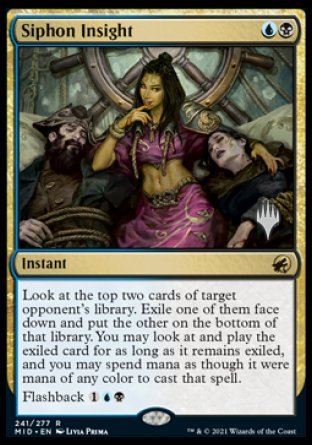 Siphon Insight (Promo Pack) [Innistrad: Midnight Hunt Promos] - Magic: The Gathering - Card Brawlers | Quebec | Canada |