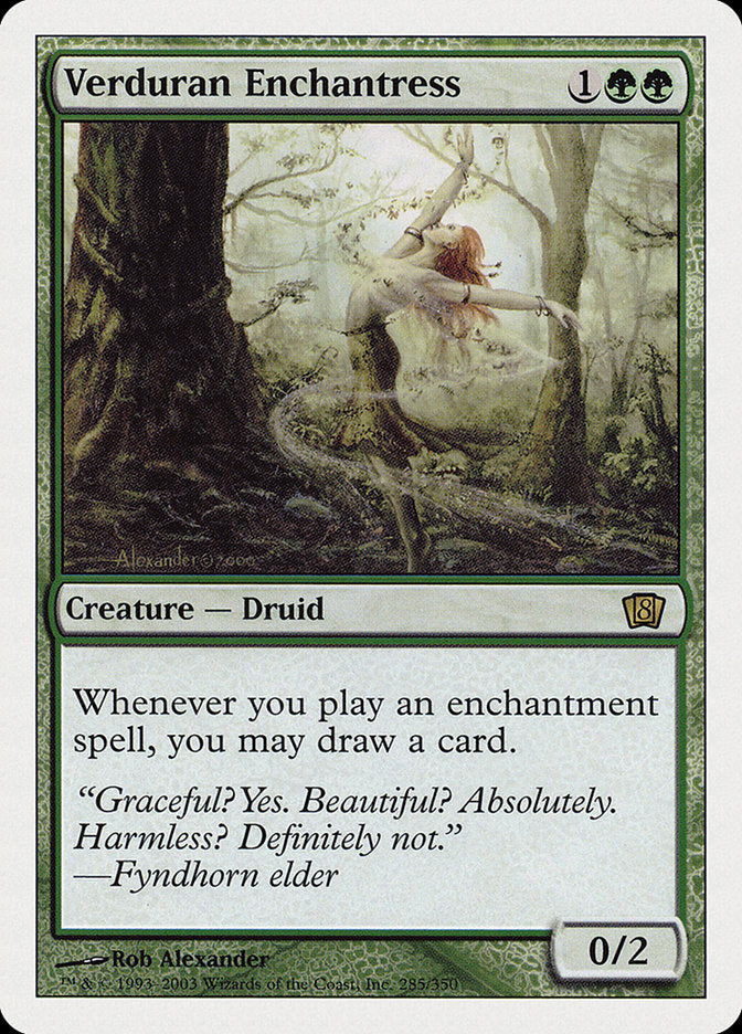 Verduran Enchantress [Eighth Edition] - Magic: The Gathering - Card Brawlers | Quebec | Canada |