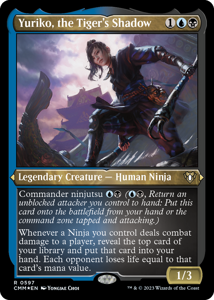 Yuriko, the Tiger's Shadow (Foil Etched) [Commander Masters] - Magic: The Gathering - Card Brawlers | Quebec | Canada |