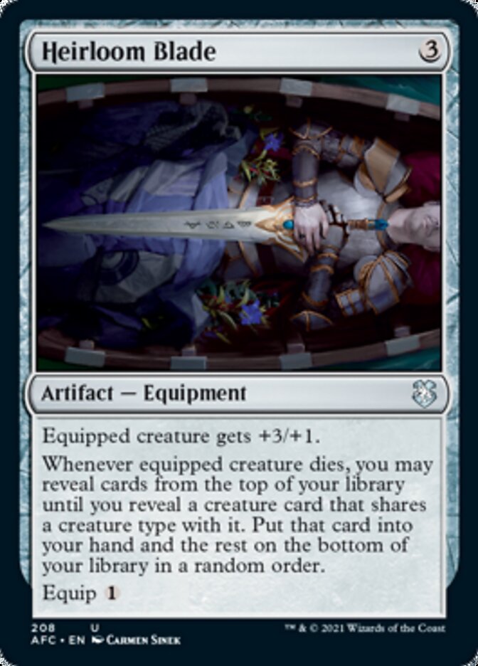 Heirloom Blade [Dungeons & Dragons: Adventures in the Forgotten Realms Commander] - Magic: The Gathering - Card Brawlers | Quebec | Canada |