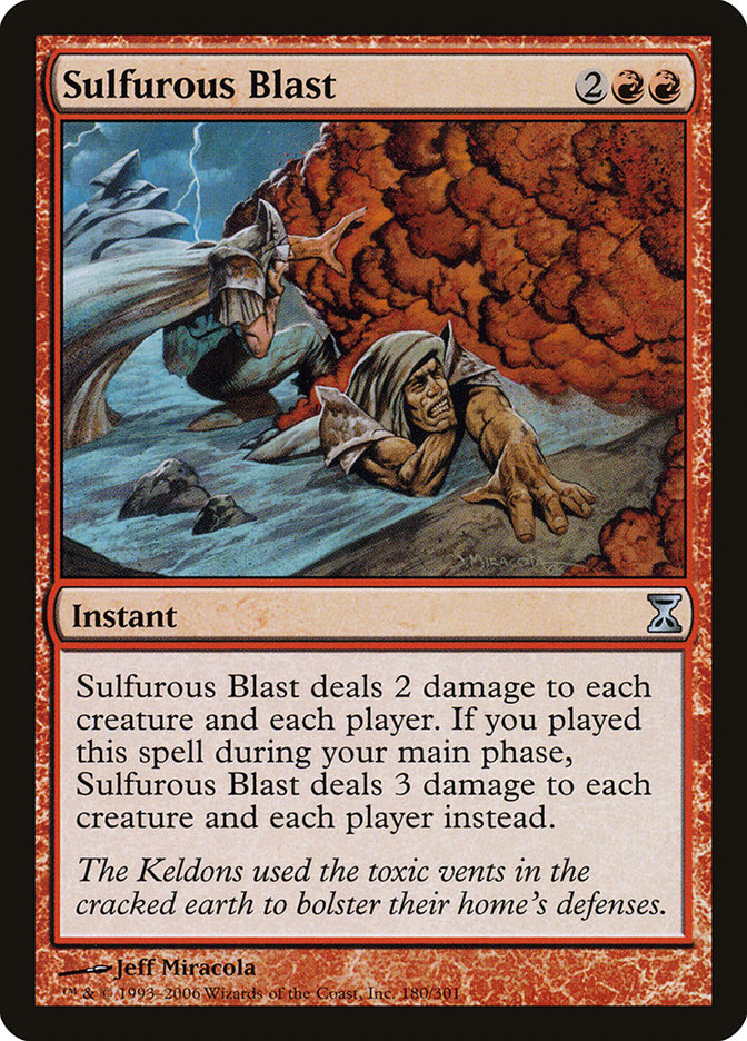 Sulfurous Blast [Time Spiral] - Magic: The Gathering - Card Brawlers | Quebec | Canada |