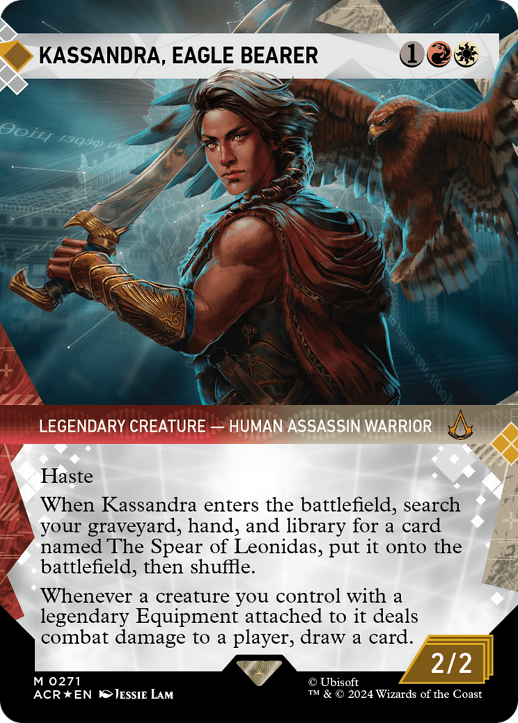 Kassandra, Eagle Bearer (Showcase) (Textured Foil) [Assassin's Creed] - Magic: The Gathering - Card Brawlers | Quebec | Canada |