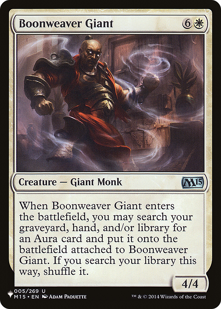 Boonweaver Giant [The List] - Magic: The Gathering - Card Brawlers | Quebec | Canada |