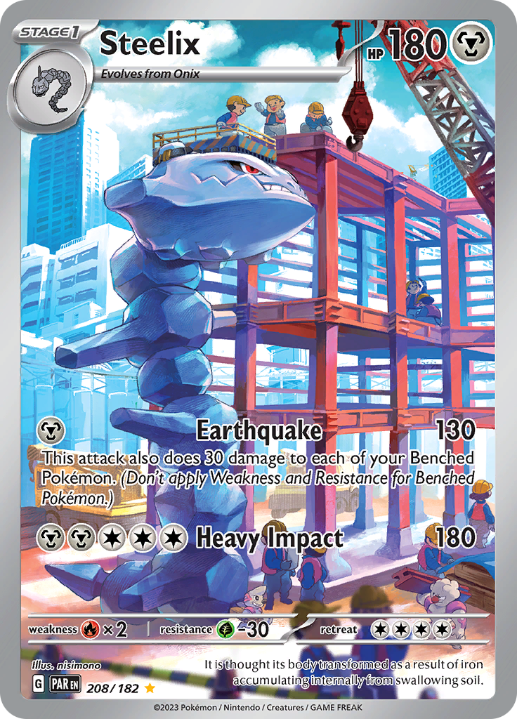 Steelix (208/182) [Scarlet & Violet: Paradox Rift] - Pokémon - Card Brawlers | Quebec | Canada |