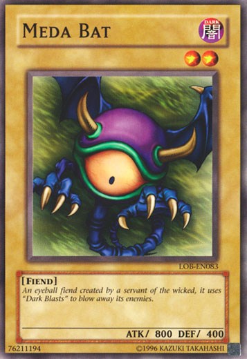Meda Bat [LOB-EN083] Common - Yu-Gi-Oh! - Card Brawlers | Quebec | Canada |