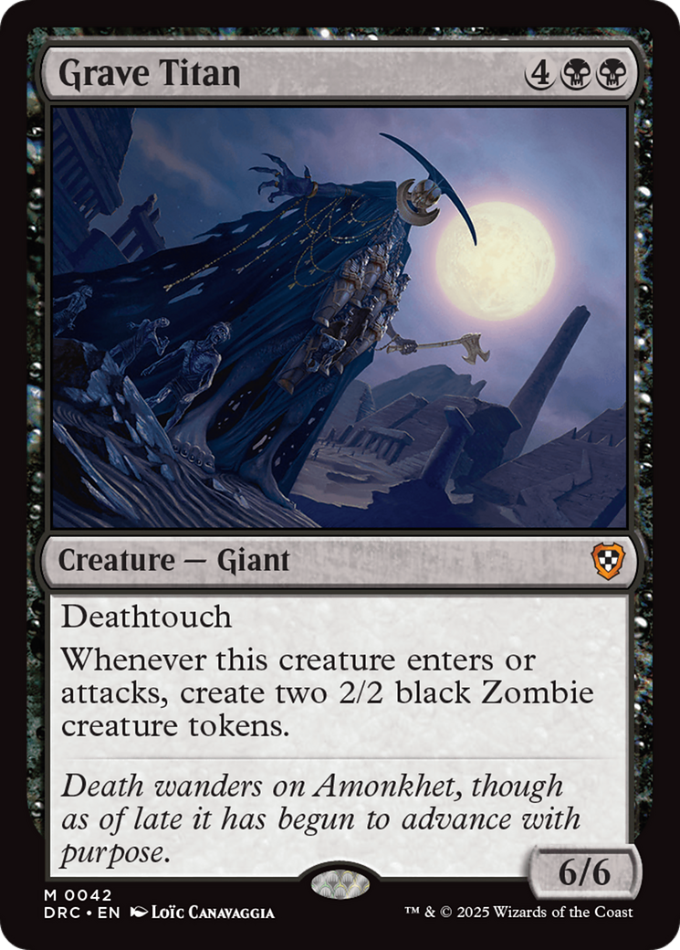 Grave Titan [Aetherdrift Commander] - Magic: The Gathering - Card Brawlers | Quebec | Canada |