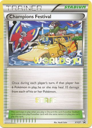 Champions Festival (XY27) (2014 Staff) [XY: Black Star Promos] - Pokémon - Card Brawlers | Quebec | Canada |