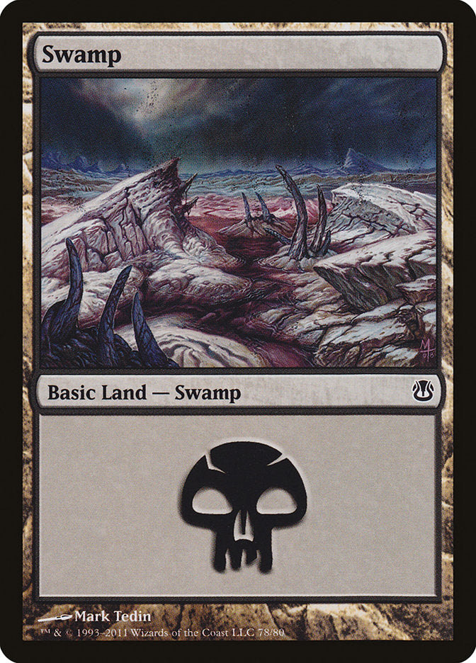 Swamp (78) [Duel Decks: Ajani vs. Nicol Bolas] - Magic: The Gathering - Card Brawlers | Quebec | Canada |