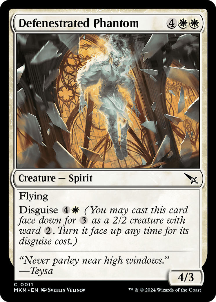 Defenestrated Phantom [Murders at Karlov Manor] - Magic: The Gathering - Card Brawlers | Quebec | Canada |