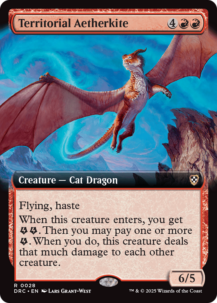 Territorial Aetherkite (Extended Art) [Aetherdrift Commander] - Magic: The Gathering - Card Brawlers | Quebec | Canada |