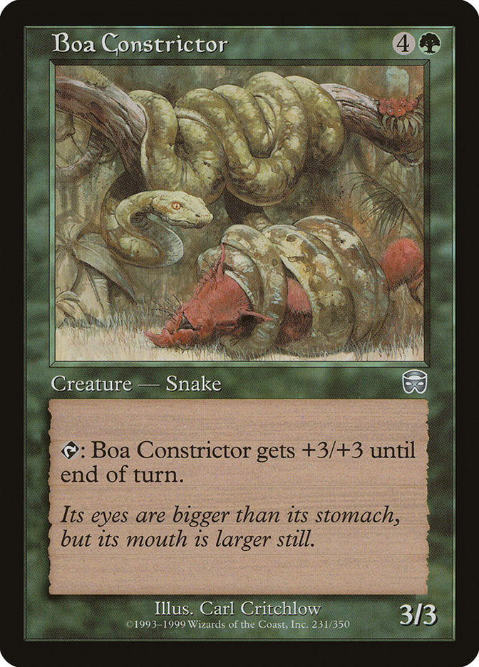 Boa Constrictor [Mercadian Masques] - Magic: The Gathering - Card Brawlers | Quebec | Canada |