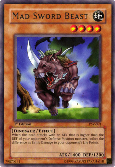 Mad Sword Beast [PSV-091] Rare - Yu-Gi-Oh! - Card Brawlers | Quebec | Canada |
