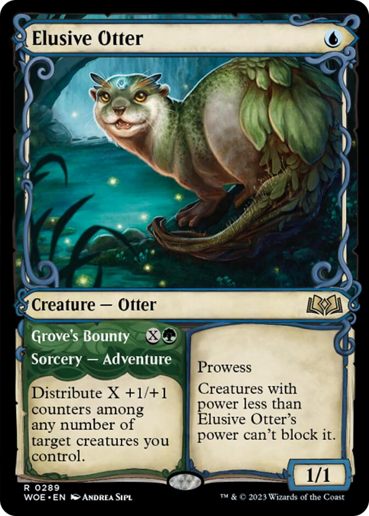 Elusive Otter // Grove's Bounty (Showcase) [Wilds of Eldraine] - Magic: The Gathering - Card Brawlers | Quebec | Canada |
