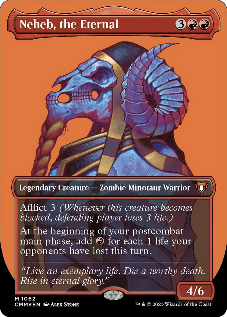 Neheb, the Eternal (Borderless Textured Foil Frame Break) [Commander Masters] - Magic: The Gathering - Card Brawlers | Quebec | Canada |