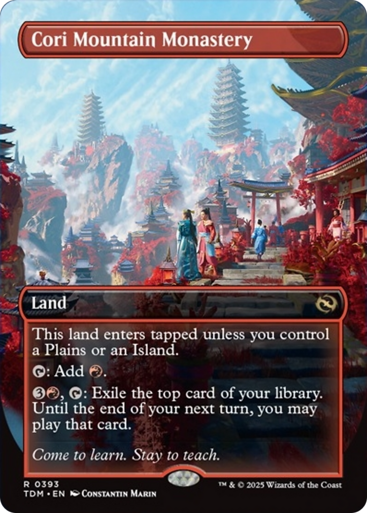 Cori Mountain Monastery (Borderless) [Tarkir: Dragonstorm] - Magic: The Gathering - Card Brawlers | Quebec | Canada |