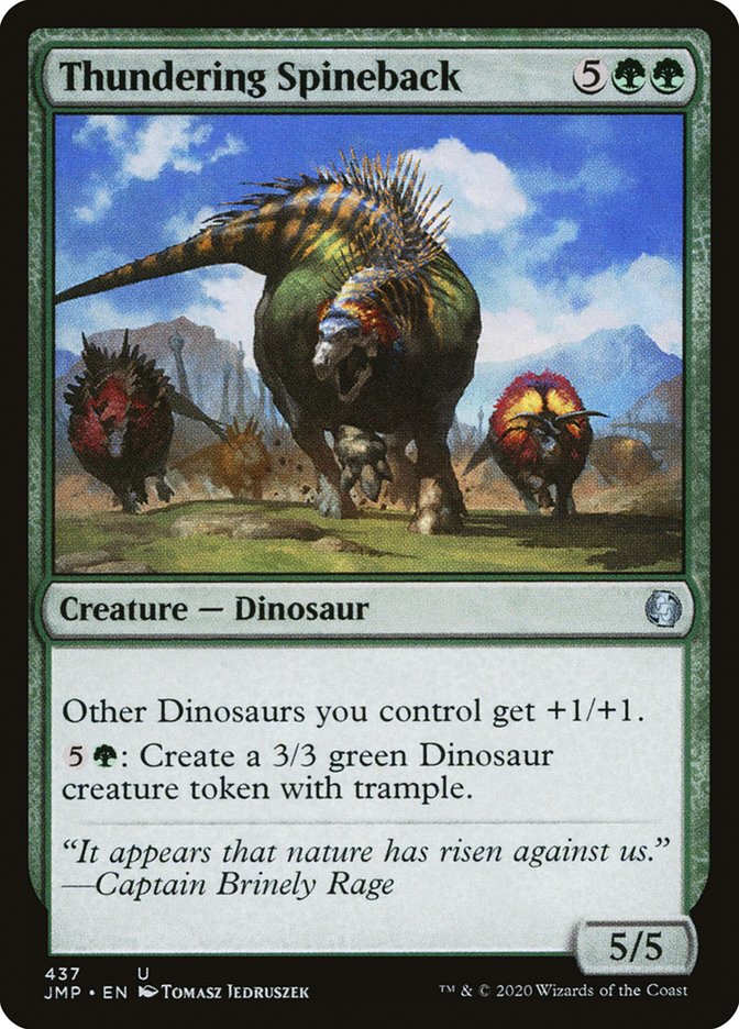 Thundering Spineback [Jumpstart] - Magic: The Gathering - Card Brawlers | Quebec | Canada |