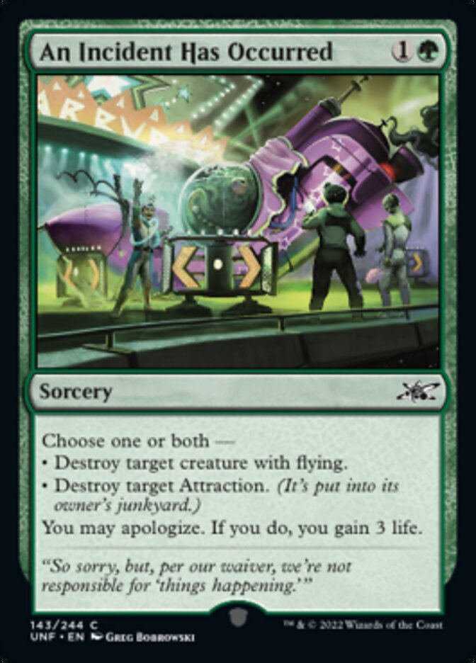An Incident Has Occurred [Unfinity] - Magic: The Gathering - Card Brawlers | Quebec | Canada |