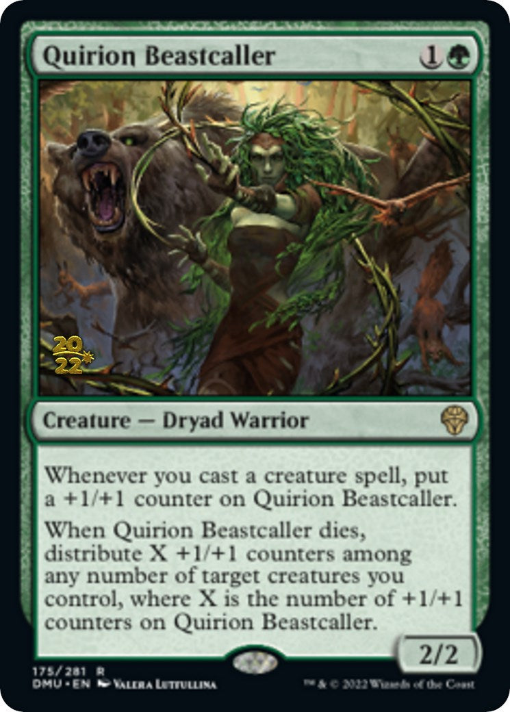Quirion Beastcaller [Dominaria United Prerelease Promos] - Magic: The Gathering - Card Brawlers | Quebec | Canada |