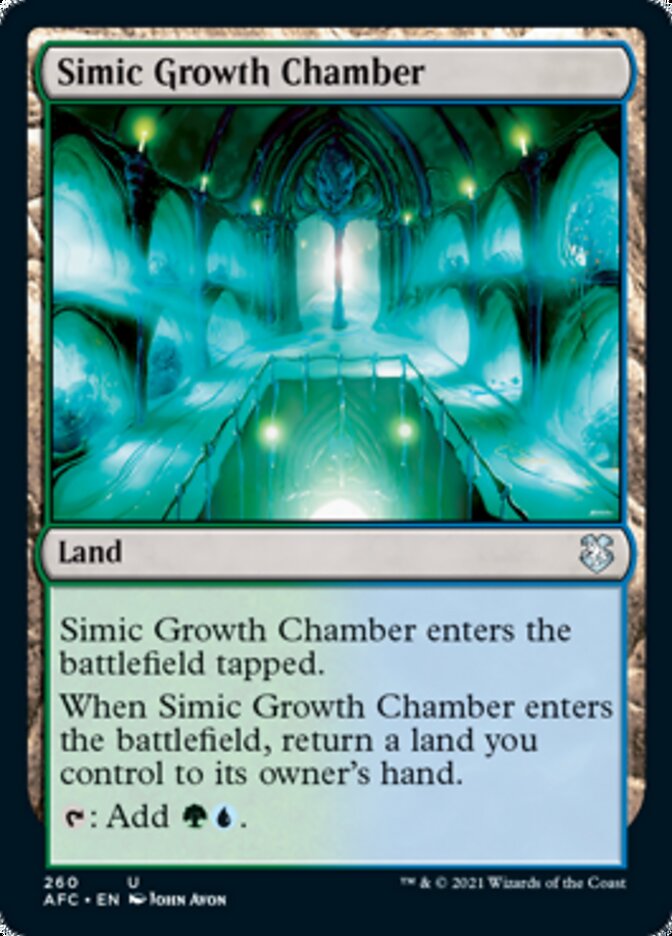 Simic Growth Chamber [Dungeons & Dragons: Adventures in the Forgotten Realms Commander] - Magic: The Gathering - Card Brawlers | Quebec | Canada |