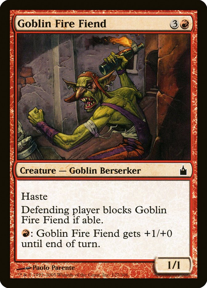 Goblin Fire Fiend [Ravnica: City of Guilds] - Magic: The Gathering - Card Brawlers | Quebec | Canada |