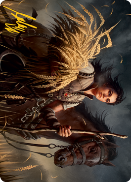 Ambitious Farmhand Art Card (Gold-Stamped Signature) [Innistrad: Midnight Hunt Art Series] - Magic: The Gathering - Card Brawlers | Quebec | Canada |