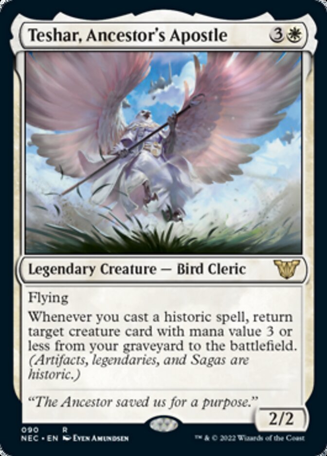 Teshar, Ancestor's Apostle [Kamigawa: Neon Dynasty Commander] - Magic: The Gathering - Card Brawlers | Quebec | Canada |
