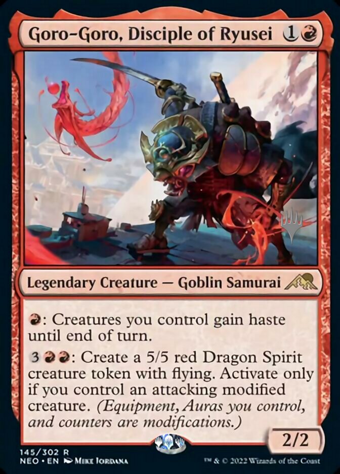 Goro-Goro, Disciple of Ryusei (Promo Pack) [Kamigawa: Neon Dynasty Promos] - Magic: The Gathering - Card Brawlers | Quebec | Canada |