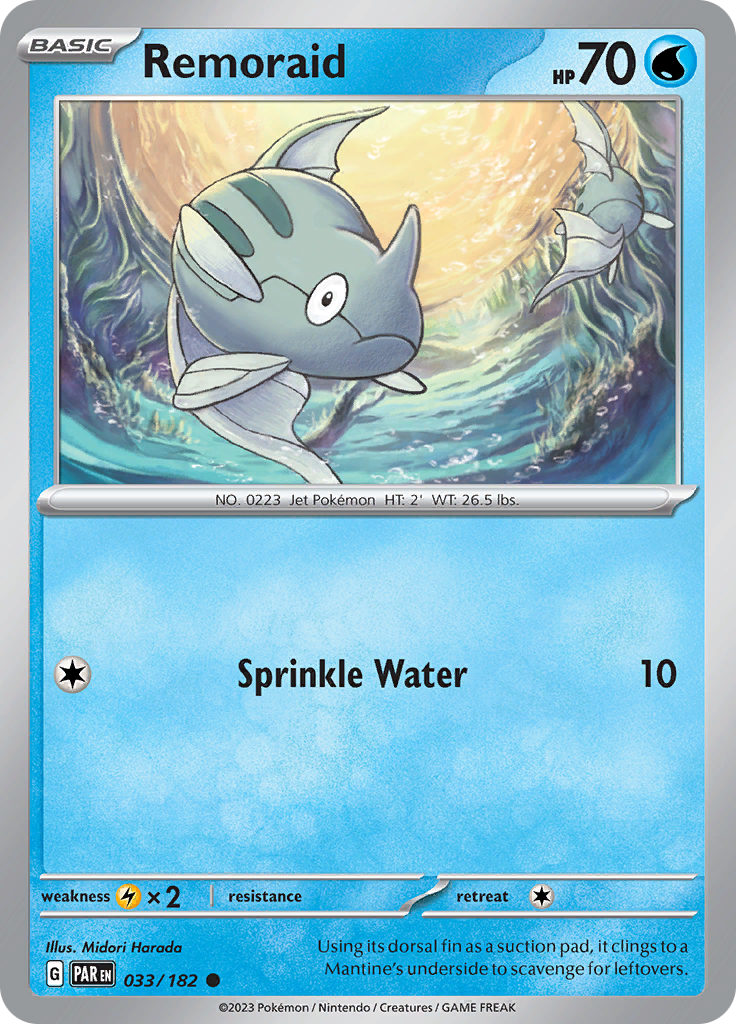 Remoraid (033/182) [Scarlet & Violet: Paradox Rift] - Pokémon - Card Brawlers | Quebec | Canada |