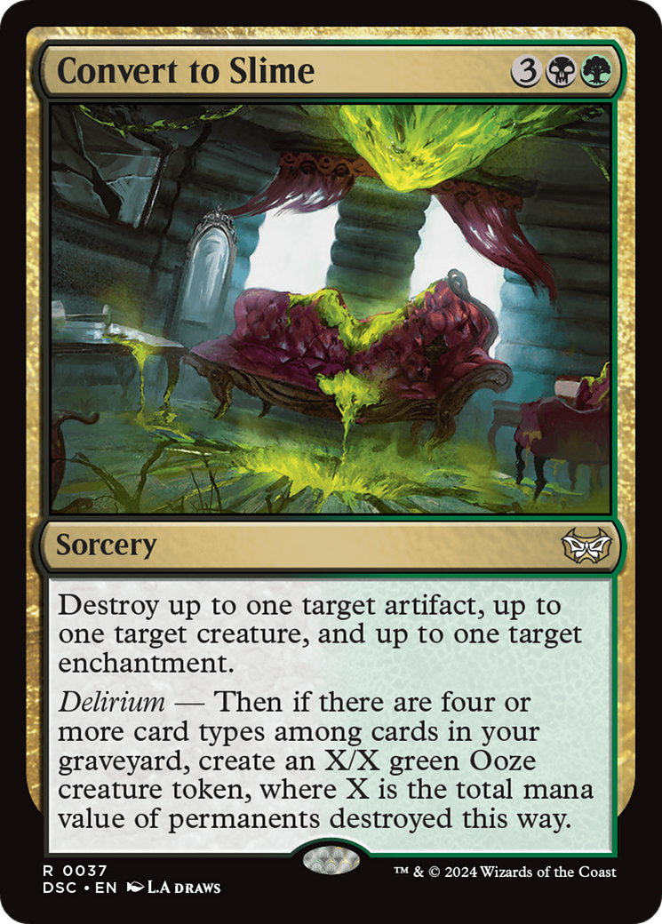 Convert to Slime [Duskmourn: House of Horror Commander] - Magic: The Gathering - Card Brawlers | Quebec | Canada |