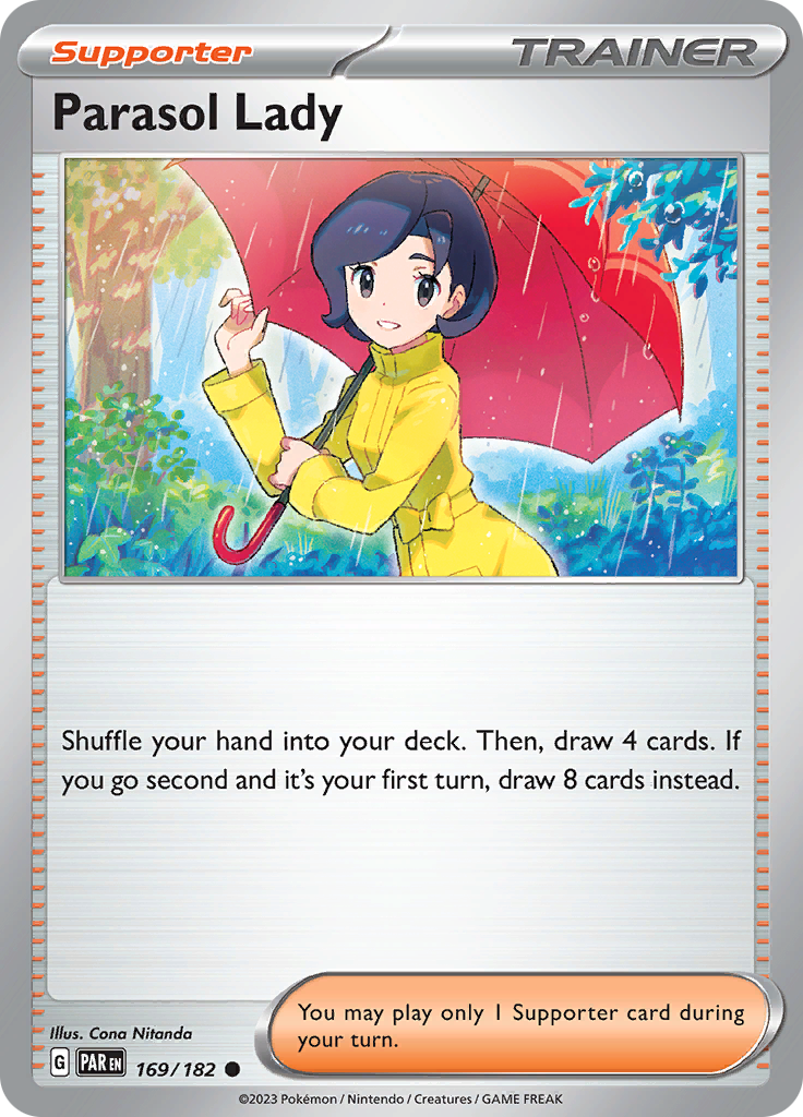Parasol Lady (169/182) [Scarlet & Violet: Paradox Rift] - Pokémon - Card Brawlers | Quebec | Canada |