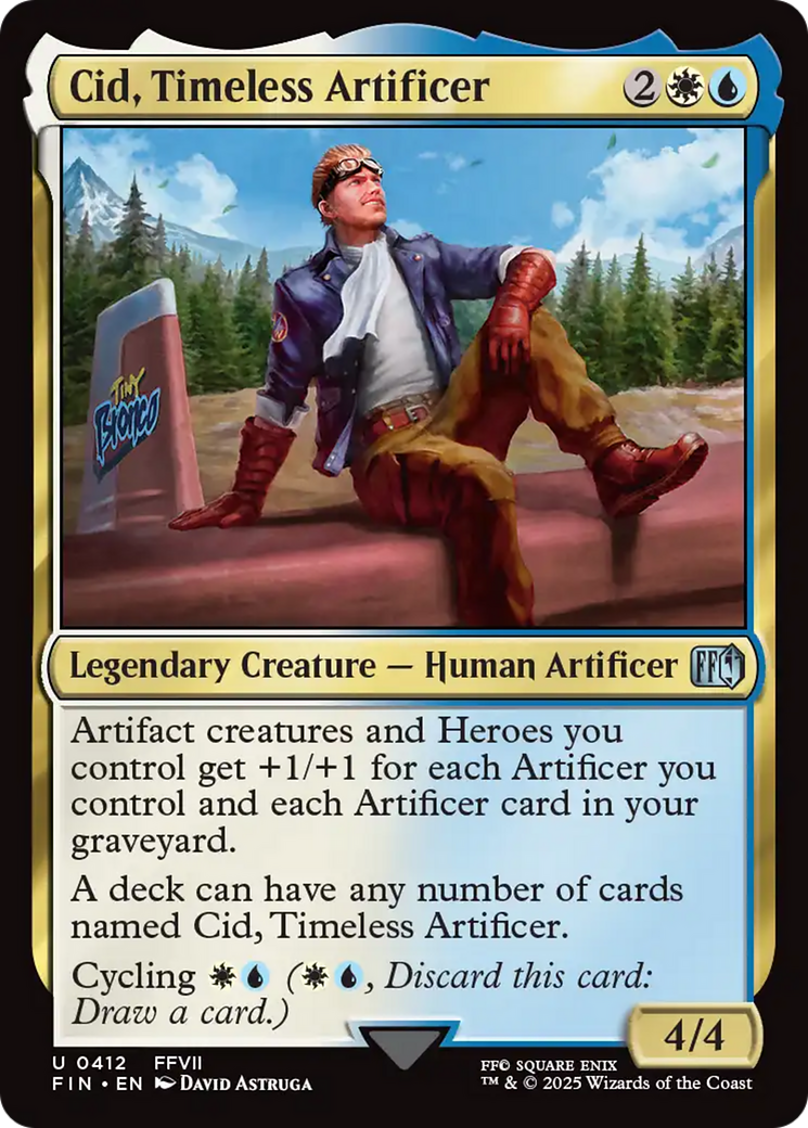 Cid, Timeless Artificer (0412) [FINAL FANTASY] - Magic: The Gathering - Card Brawlers | Quebec | Canada |
