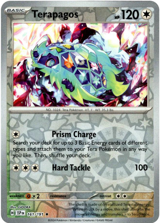 Terapagos (161/191) [Scarlet & Violet: Surging Sparks] - Pokémon - Card Brawlers | Quebec | Canada |