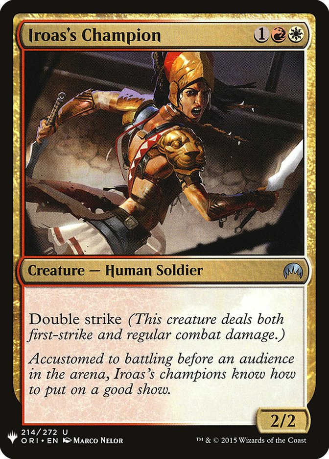 Iroas's Champion [Mystery Booster] - Magic: The Gathering - Card Brawlers | Quebec | Canada |