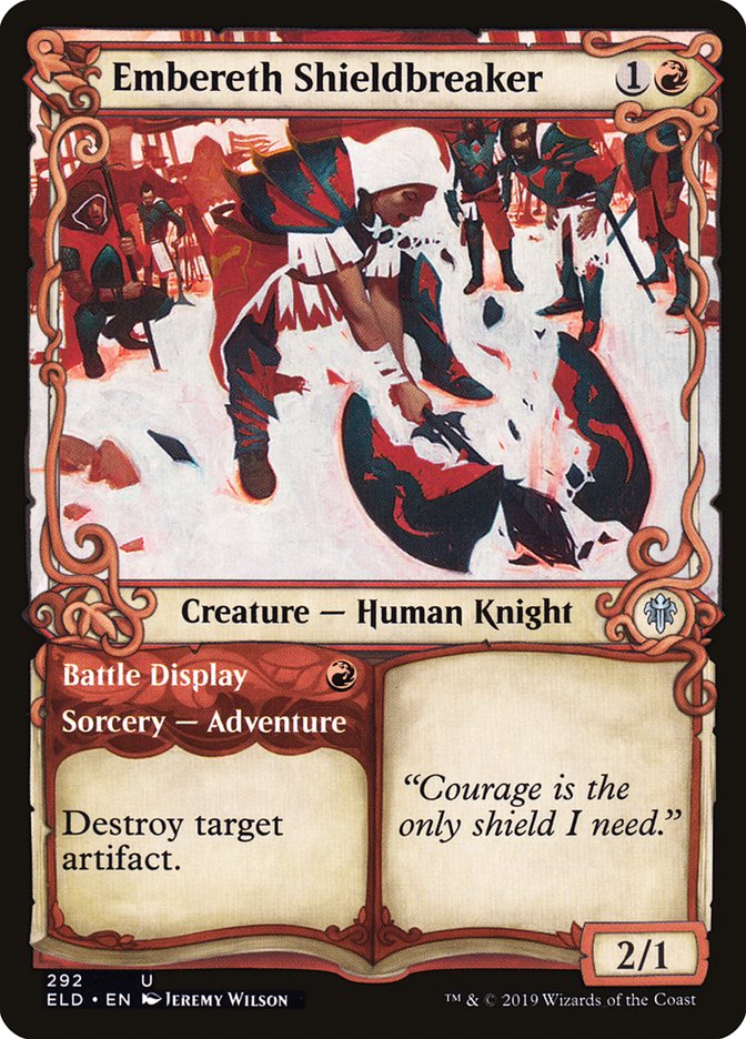 Embereth Shieldbreaker // Battle Display (Showcase) [Throne of Eldraine] - Magic: The Gathering - Card Brawlers | Quebec | Canada |