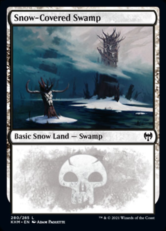 Snow-Covered Swamp (280) [Kaldheim] - Magic: The Gathering - Card Brawlers | Quebec | Canada |