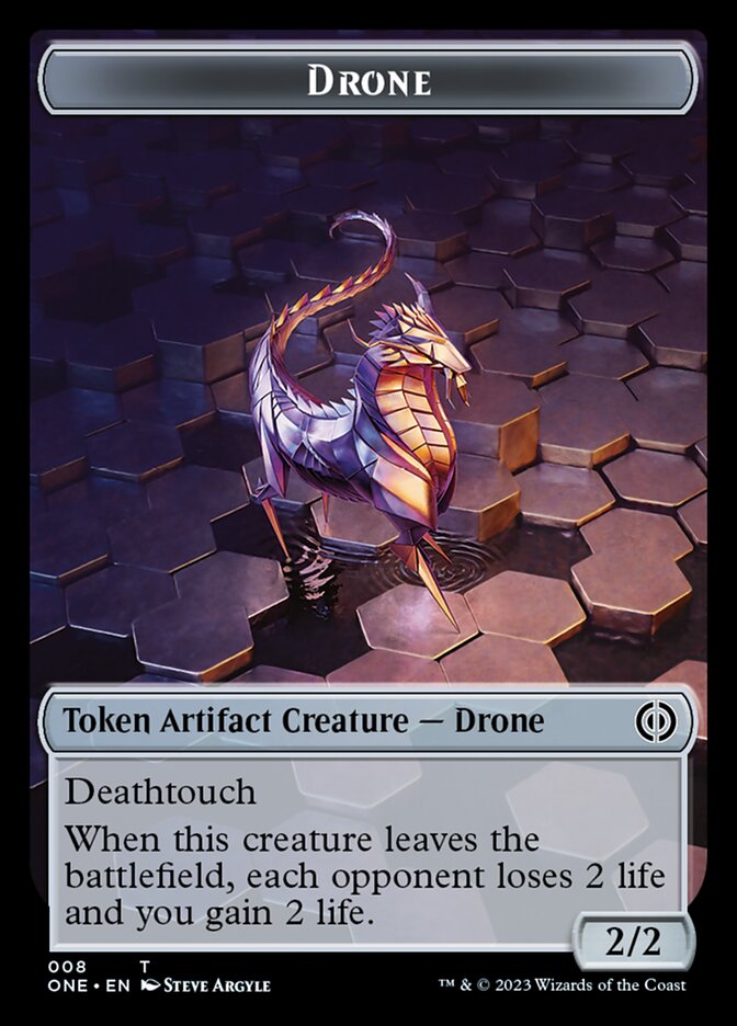 Drone Token [Phyrexia: All Will Be One Tokens] - Magic: The Gathering - Card Brawlers | Quebec | Canada |