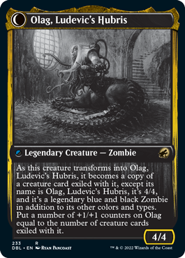 Ludevic, Necrogenius // Olag, Ludevic's Hubris [Innistrad: Double Feature] - Magic: The Gathering - Card Brawlers | Quebec | Canada |
