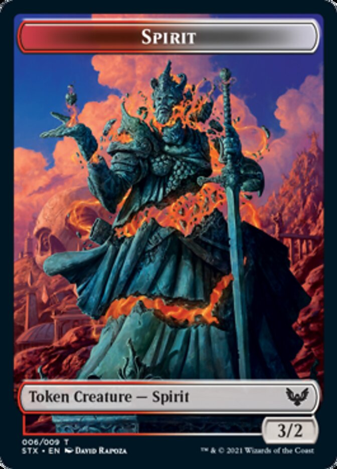 Spirit // Pest Double-Sided Token [Strixhaven: School of Mages Tokens] - Magic: The Gathering - Card Brawlers | Quebec | Canada |